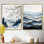 Starlight Serenade in Winter Landscape I - Art mural paysages, paysages modernes 2 pièces