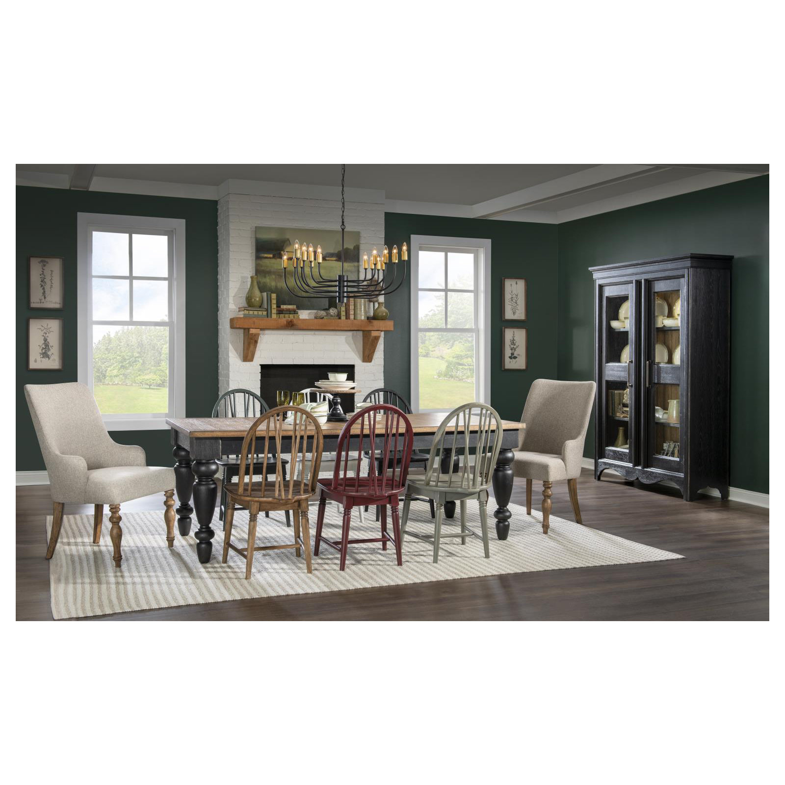 Country Living Upholstered Arm Chair