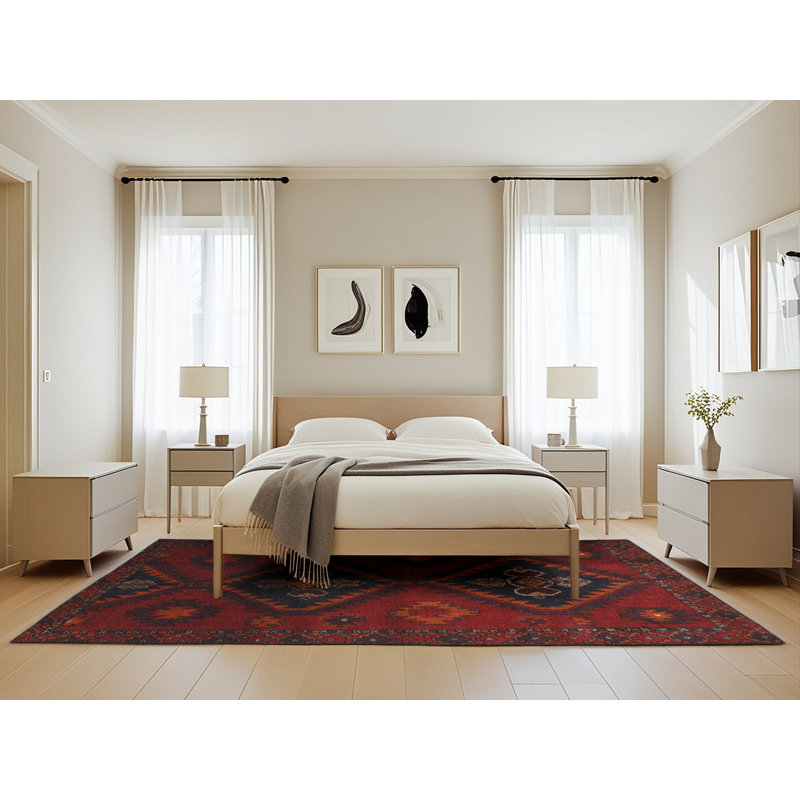 Oriental Indoor Rug, Rectangle 5' x 8'