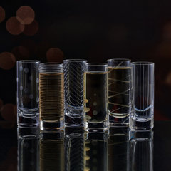 KooK Cortado Glass Set, Double Shot Glasses, For