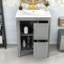Meuble-lavabo avec deux tiroirs et tablette réglable-1183243582