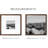 Brown Solid Wood Picture Frame - Set of 9 with Mat-1513169177