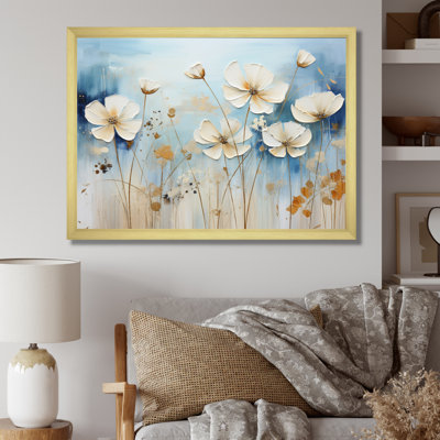 Collage de prairie sur toile