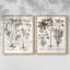 Impression encadrée sépia Besler Botanicals V-Premium - prête à être accrochée - aucun clou requis - aucun clou requis-1879367905-1879367933