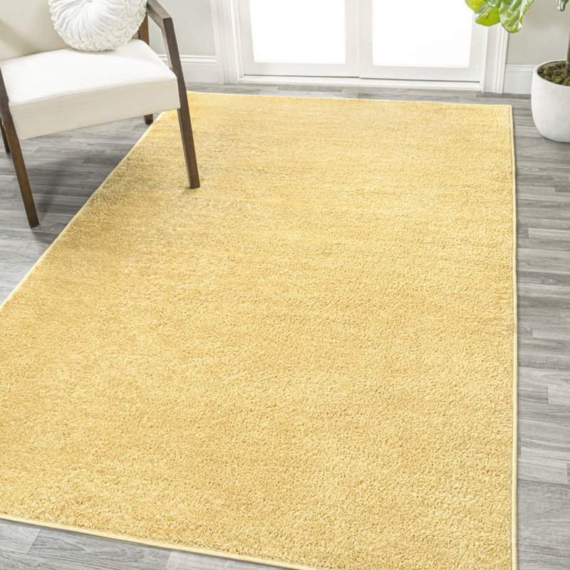 Tapis moutarde Asako, Rectangle 7 pi 9 po x 10 pi
