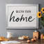 «Bless This Home», toile encadrée de qualité supérieure - prête à être accrochée-340166083-340166080