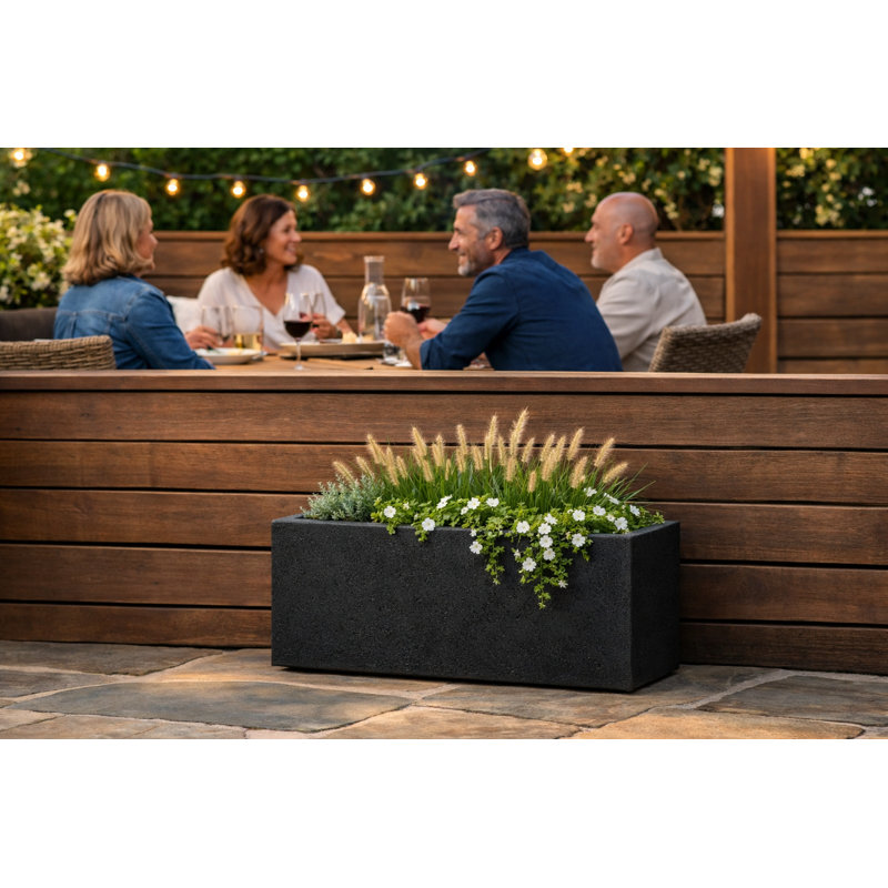 32 in. Lightweight Park Rectangle - Granite Grey