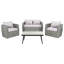 Tarien 4 - Person Patio Conversation Set with Cushions-355215281