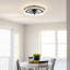Ventilateur de plafond à profil bas avec télécommande-1800317709