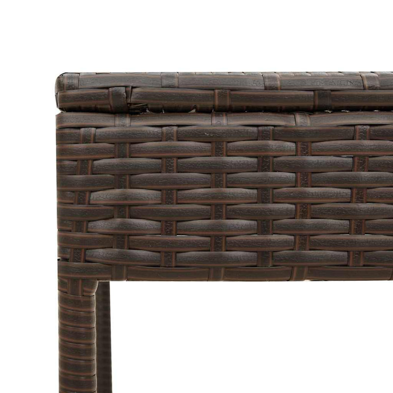  Patio Sun Lounger Set Brown, Red, Red, Brown