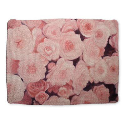 Pink Floral Bedroom Placemat | Pink Flower Field Home Decor