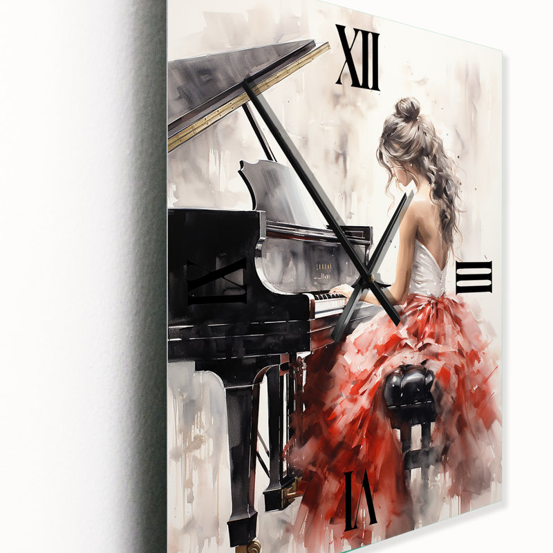 Jenneifer Aluminum Wall Clock, Moyen