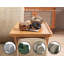 Ensemble de 2 plateaux en bambou pour accoudoir de canapé, table d'accoudoir pliante-439640828