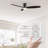 60'' Bato 3 - Blade LED Flush Mount Ceiling Fan with Remote Control and Light Kit Included-1561625591