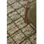 Wool Geometric Area Rug in Green-266787353