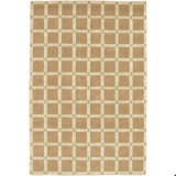 Art Jute / Sisal Geometric Area Rug in Brown /Green