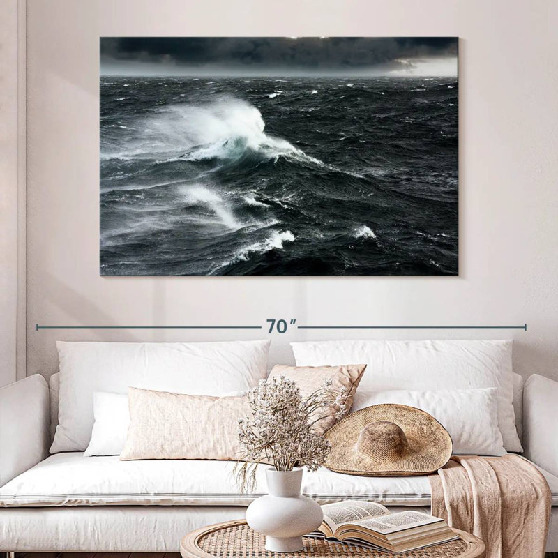 Alvord Ocean Strong Wind, 34" H x 51" W