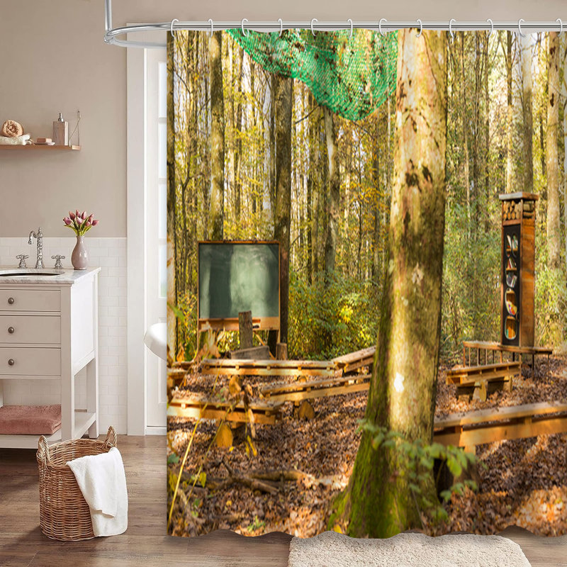 Rideau de douche Forest, L 72 po x l 78 po