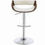Tabouret de bar réglable écru