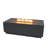 Andes Rectangle Concrete Propane Smokeless Fire Pit Table with Hidden Fuel Tank-93680047