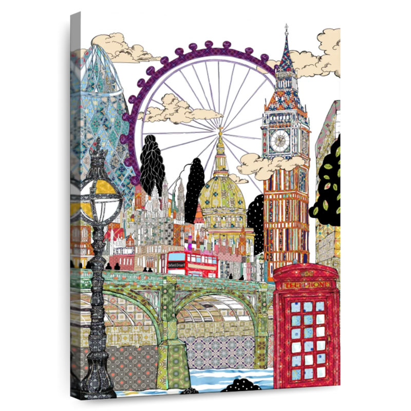 Aime Patchwork London, H 36 po x l 24 po