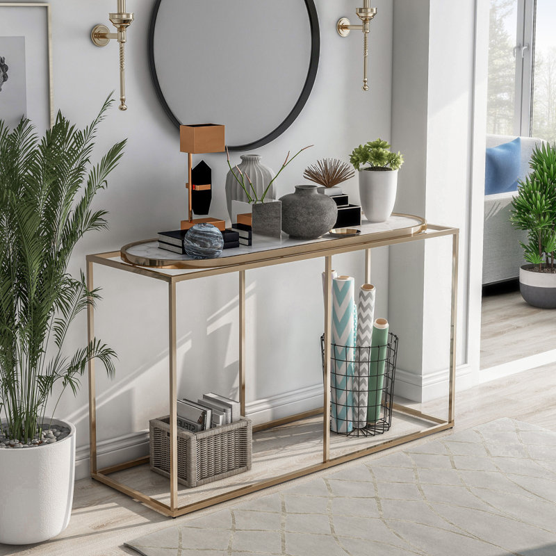 Console 48 po Bashaw, Blanc