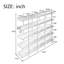 Bibliothèque à 5 niveaux avec bureau ouvert, tablette de style industriel rétro avec structure en métal-79204197