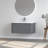 Modern 30" Floating Wall Mount Single Bathroom Vanity With Ceramic Sink Top