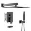 Ensemble de douche mural 12 "tout-en-un 12 po avec valve brute-60169637