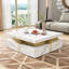 Table basse carrée avec rangement à 4 tiroirs-557380351