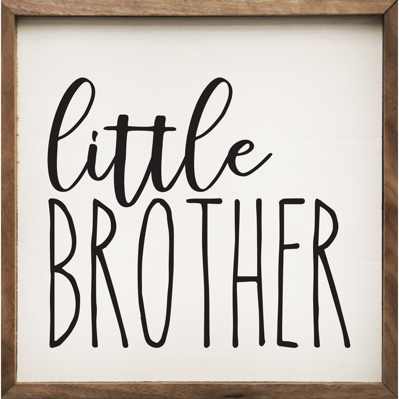 Little Brother White, 4" H x 4" W