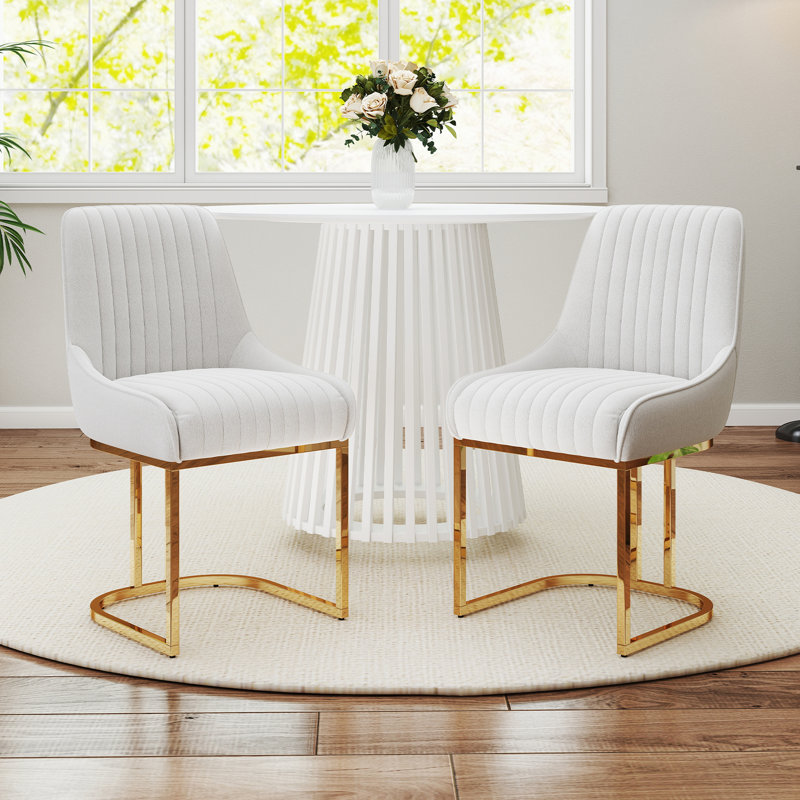 Chaise Junias, Blanc