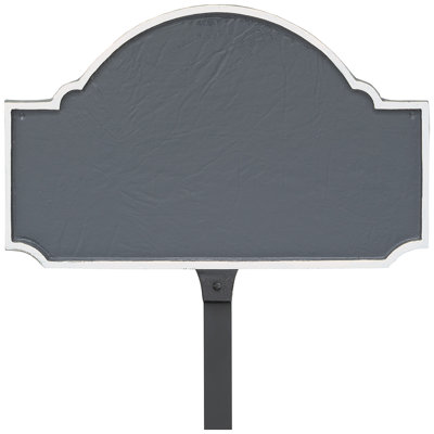 Fitzgerald Petite Address Sign Plaque with Lawn Stake
