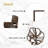 Abstract Floral Line Art Wall Decor Modern Abstract Wall Accent Sculpture Hanging Decoration Metal Wall Decor-124838262-124838261