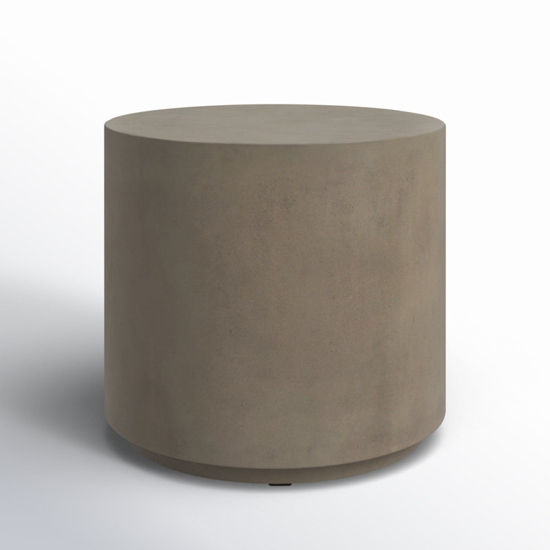 Dove Concrete End Table