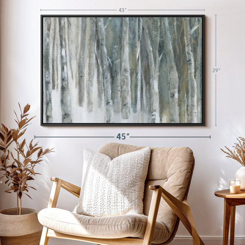 Impression sur toile Banff Birch Grove, H 29 po x l 43 po
