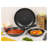 Symple Stuff Mekhag 3 Pieces Hard-Anodized Aluminum Non Stick Cookware Set