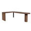 Bureau double en L en bois massif-130156928