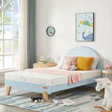 Harriet Bee Medium-Firm Gel Memory Foam Mattress with Bamboo Pattern