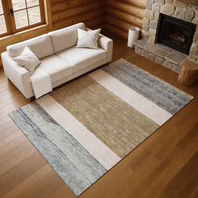 Premium Machine Washable Marasco AMF1624 Stripes Rug