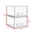 6 Pack Clear Stackable Storage Drawers