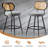 Counter Stool With Rattan Back-794721175-794839539