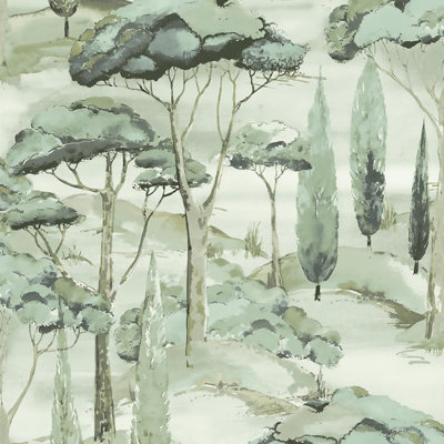 Arcadia Collection Branched Trees Motive Wallpaper Roll