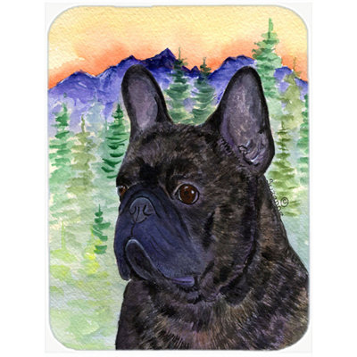 Caroline's Treasures French Bulldog Glass Cutting Board