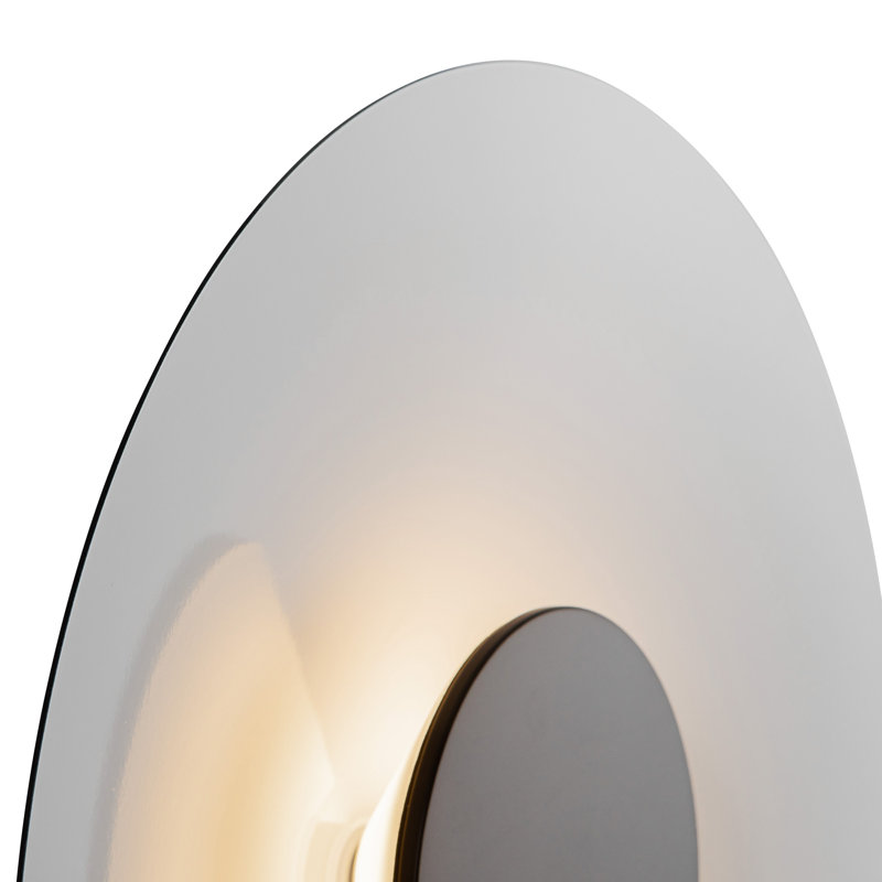 Cruz 1 - Light LED Wallchiere, Black/White, Black/White
