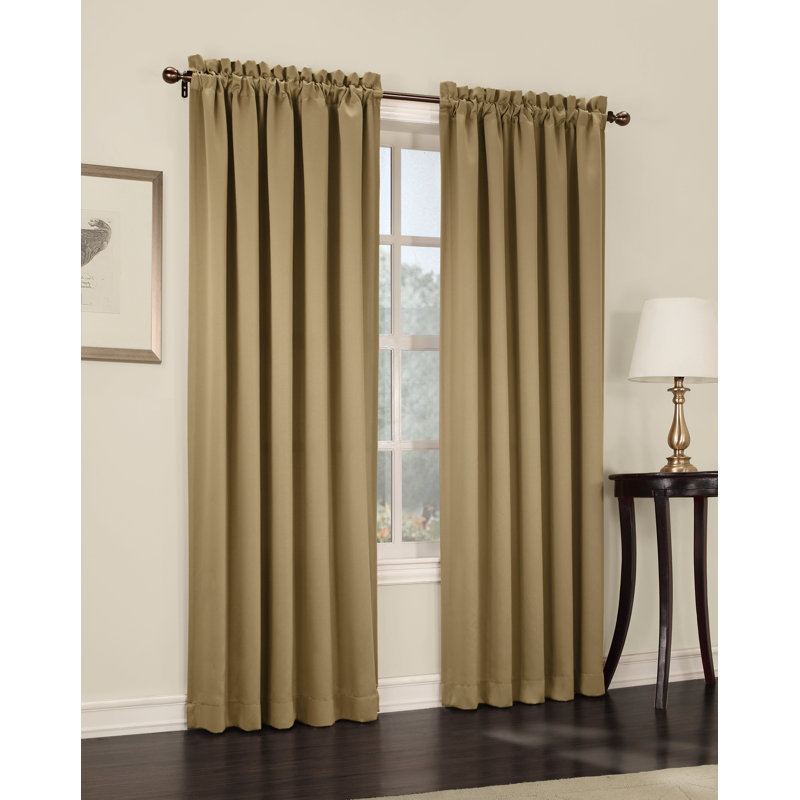 Panneau de rideau obscurcissant et isolant en polyester - Basics by Wayfair ™, Pes, 1, l 54 po x L 95 po