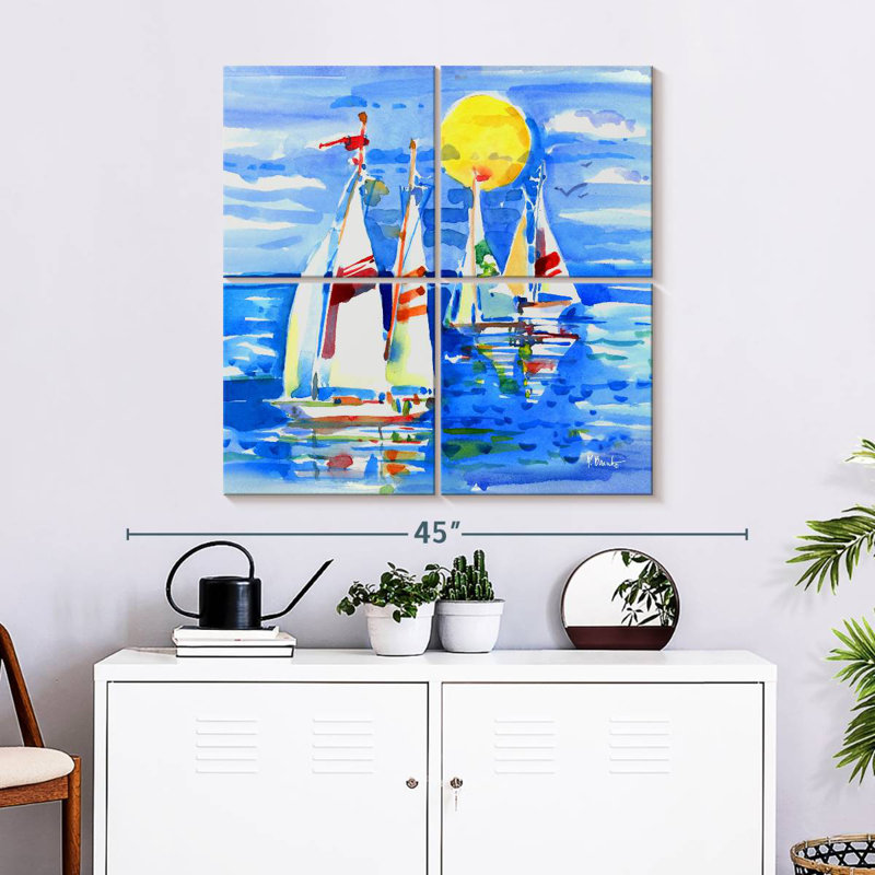 Mehar Cape voiliers carré III, H 32 po x l 32 po