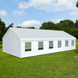 Outdoor White Party Tent with Windows