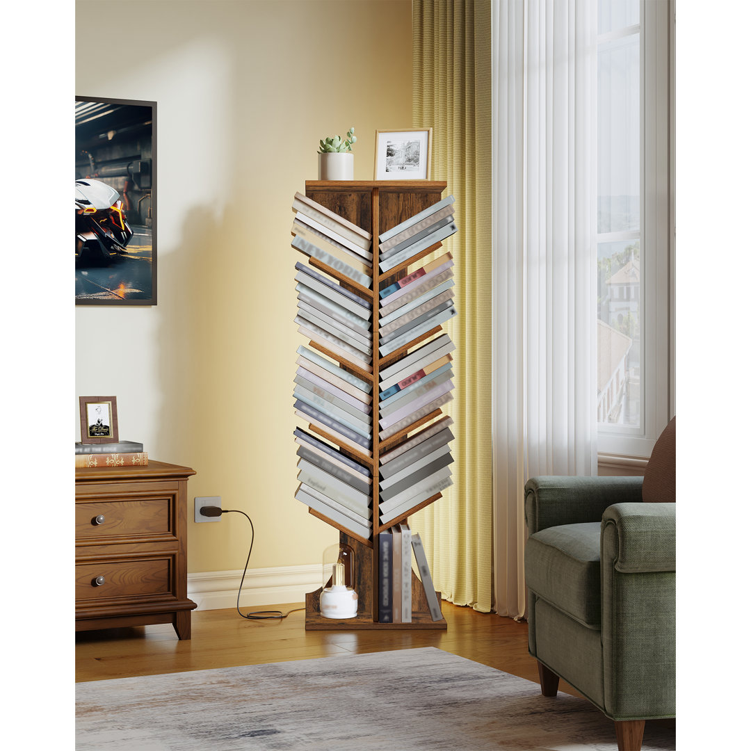 117cm H x 37cm W Particle Board / Chipboard Bookcase