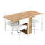 Ensemble de table de salle à manger extensible de 63 pouces Modern Modern